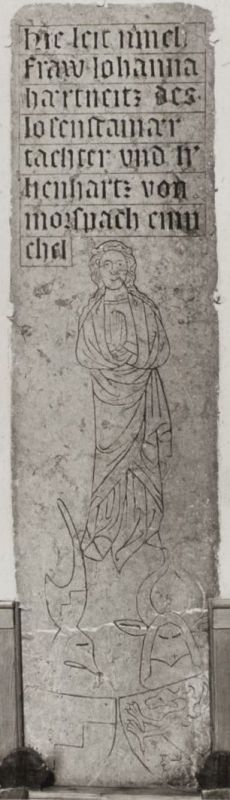 Grabplatte Johanna von Losenstein